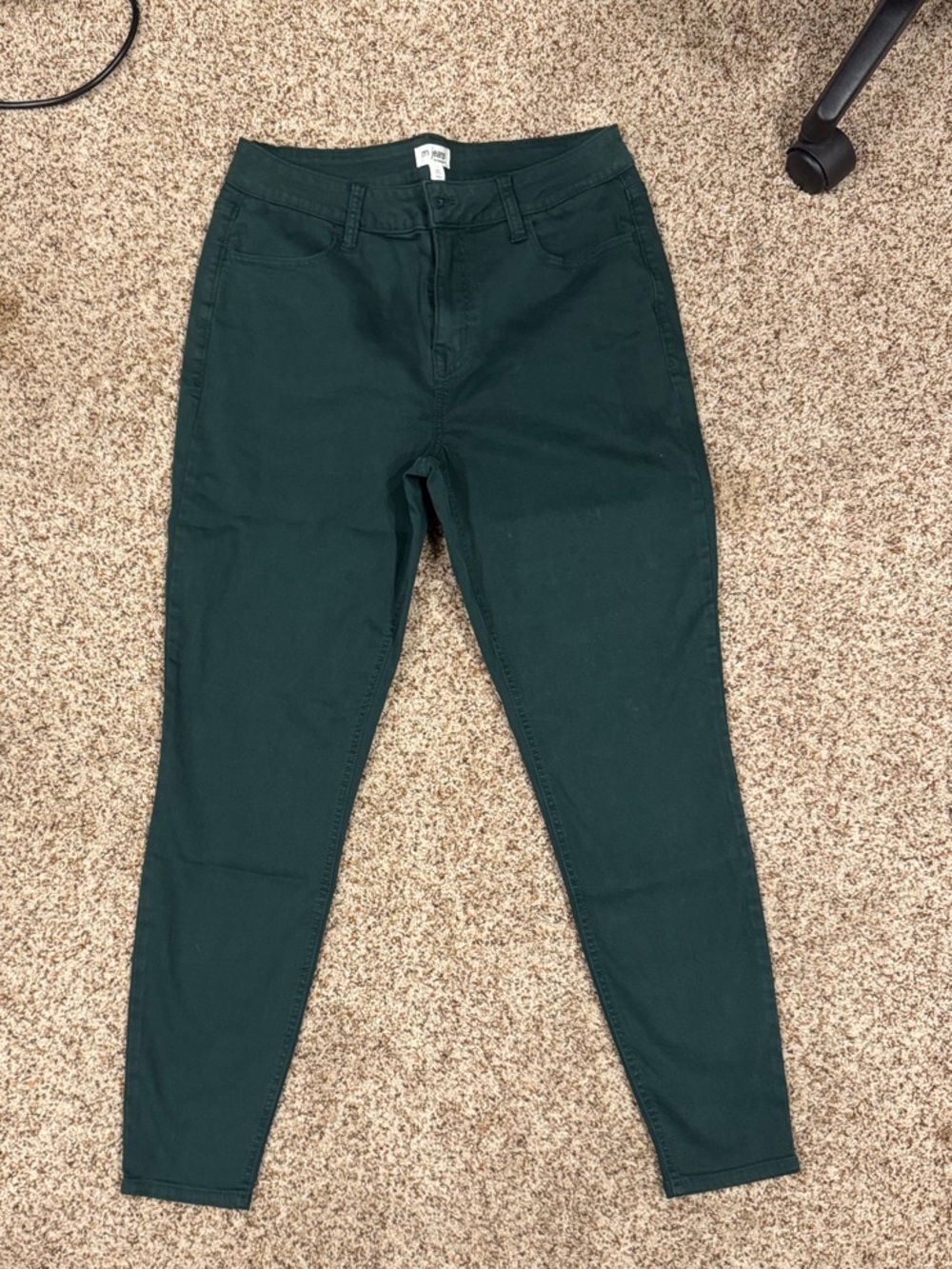 Maurices Dark Green Jeggings Large